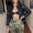 Black, variant on Women Cropped Faux Leather Varsity Baseball Bomber Jacket Long Sleeve Button Down Casual Fall Streetwear Outerwear Coffee S