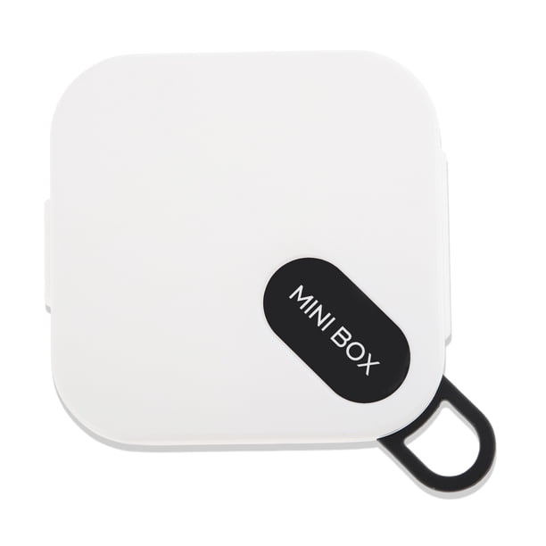 Organizador de joyas con ganchos y compartimentos Unique Bargains 1 Pc Blanco Negro PP Silicona