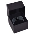 thumbnail image 3 of Tungsten Mens Ring Black Gamer Gift Small Matching Rings for Couples 13th Anniversary Mom, 3 of 7