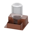 thumbnail image 2 of Milaget Automatic Reptile Water Feeder Creative Water Dispenser for Tortoise Turtle Brown, 2 of 9