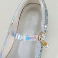 thumbnail image 5 of PINQI Girls Glitter Dress Shoes Mary Janes Princess Ballet 𝗙lats for Big Girls Closed Toe Sparkly Shoes for Wedding P𝗮rty, 5 of 9