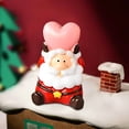 thumbnail image 4 of XWSHYW Juguetes para Niños Feliz Navidad Papá Noel Muñeco Nieve Linda Pareja Adorno Nieve Juguetes, 4 of 5