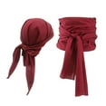 thumbnail image 1 of HNMKIU Halloween Bandana Belt Accessory Festival LARP Red,One Size, 1 of 4