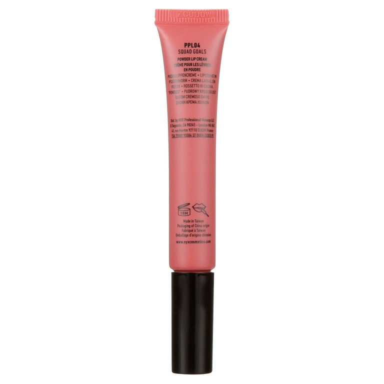NYX Professional Makeup Powder Puff Lippie Lightweight Cream Lipstick Squad Goals 0.4 fl oz