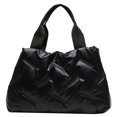 thumbnail image 1 of Btafrte Otoño Invierno Tote Bags Nylon Mujer Damas Tote para Fiesta (Negro), 1 of 9