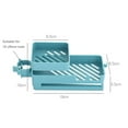 thumbnail image 2 of Sponge Holder ，Sponge Holder Over Faucet Kitchen Sink Caddy Organizer, Faucet Drainage Shelf, 2 of 7