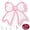 Style2, variant on Pink Bow Neon Sign for Wall Decoration Pink Bow Light Advertisement LED Light Hanging Door Sign USB Powered with Dimmable Switch for Girl Room Salon Present