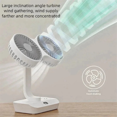 thumbnail image 4 of Desktop Double- Fan, Desktop Fan, Oscillating Fan, Low-Noise Double- Fan, High-Wind Power Electric Fan, 4 of 7