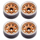 thumbnail image 2 of 4 llantas para ruedas de oruga RC 1/10 de aleación de aluminio de 1,9" de repuesto profesional y fácil de instalar Naranja, 2 of 9