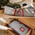 thumbnail image 4 of Qwtwty Large Capacity Christmas Tree Storage Bag, Heavy Duty Waterproof Storage Container with Reinforced Handles, Zippers and Wide Opening for Xmas Trees, 4 of 7