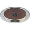 thumbnail image 3 of Speedway Super Flow 14 Inch Air Filter Top, Chrome, 1.5" Tall Center, 30% Increased Airflow, Washable Cotton Gauze Filter, Replacement for Solid Air Cleaner Lid, Requires Filter Cleaner & Oil, 3 of 4