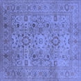 thumbnail image 1 of Ahgly Company Indoor Square Oriental Blue Industrial Area Rugs, 8' Square, 1 of 4