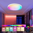 thumbnail image 2 of Lámpara de Techo LED Regulable Compatible con la Aplicación Tuya, Luz de Techo LED Inteligente con Cambio de Color RGB de 24 W para Sala de Estar y Dormitorio., 2 of 5