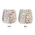 thumbnail image 6 of Goofa Cooking Utensils Printed Women 2 in 1 Running Shorts,Quick Dry Athletic Workout Shorts,High Waisted Athletic Shorts with Liner Pockets-X-Large, 6 of 9