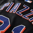 thumbnail image 5 of Men's Mitchell & Ness Mike Piazza Black New York Mets Big & Tall Cooperstown Mesh Batting Practice Jersey, 5 of 7