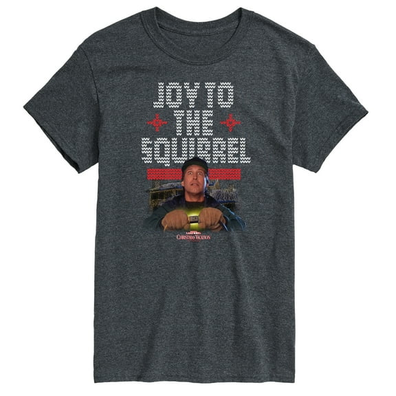 National Lampoon's Christmas Vacation - Joy To The Squirrel - Men's Short Sleeve Graphic T-Shirt