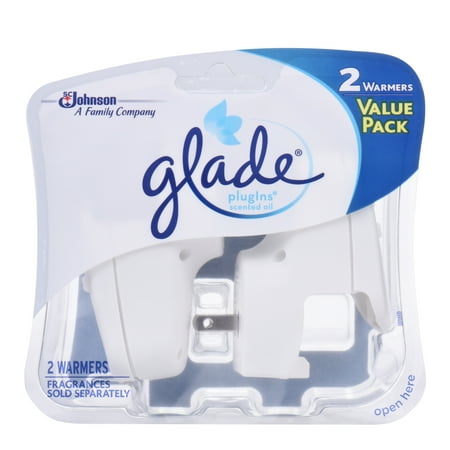 Glade PlugIns Scented Oil Air Freshener Warmer, 2 warmers