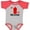 Baseball Heather and Red, variant on Inktastic Ketchup Lover Funny Boys or Girls Baby Bodysuit