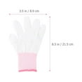 thumbnail image 5 of GOOHOCHY Anti Static Gloves for PC Building Nylon Material Nonslip Design Protective Wrist Extra Length 12 Pairs, 5 of 8