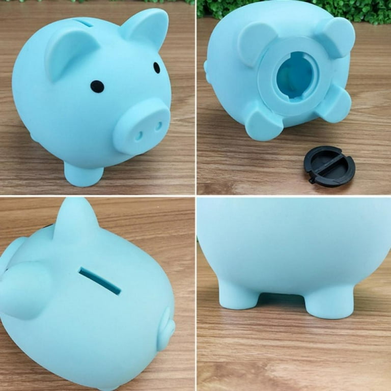 Cute Piggy Bank, Coin Bank for Boys and Girls, Children's Plastic  Shatterproof Money Bank，Children's Toy Gift Savings Jar (Pk)