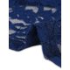 thumbnail image 5 of Cárdigan de encaje para mujer Allegra K cuello alto corto Azul Oscuro XS, 5 of 6
