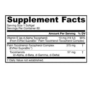 Jarrow Formulas Toco-Sorb, Supports Healthy Cardiovascular & Brain Function, 60 Softgels