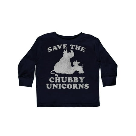 

Inktastic Save The Chubby Rhinos Gift Toddler Boy or Toddler Girl Long Sleeve T-Shirt
