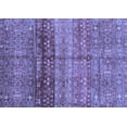 thumbnail image 1 of Ahgly Company Machine Washable Indoor Rectangle Abstract Blue Modern Area Rugs, 8' x 12', 1 of 4