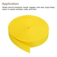 thumbnail image 4 of Uxcell Flat Nylon Webbing Strap 1 Inch 10 Yards Bright Yellow for Backpack, Luggage-rack, 4 of 6