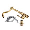 thumbnail image 2 of Tap Faucet, Grifo Monomando de Lavabo Antiguo, Grifo Mezclador de Tuberías Calientes y Frías con Manguera de Agua, Grifos de Fregadero para Cocina, baño., 2 of 9