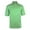 Vivid Green/White, variant on Monterey Club Men's Microfiber Track Stripe Fashion Tailored Collar Short sleeve Sport Golf Polo Shirt #3646
