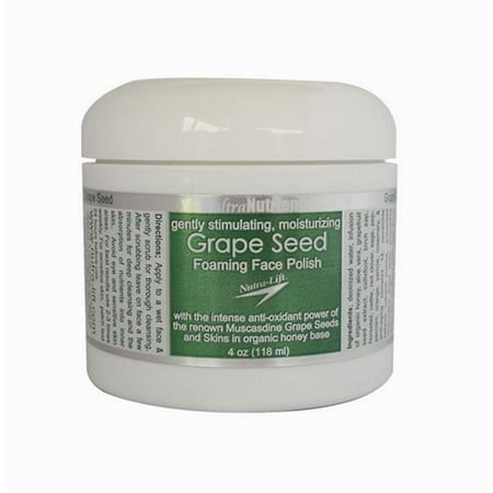 Nutra-Lift 676896000044 Grape Seed Foaming Face Polish
