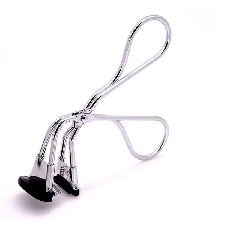 lzndeal Mini Eyelash Curler with Silicone Refill Pads Make Up Tools for