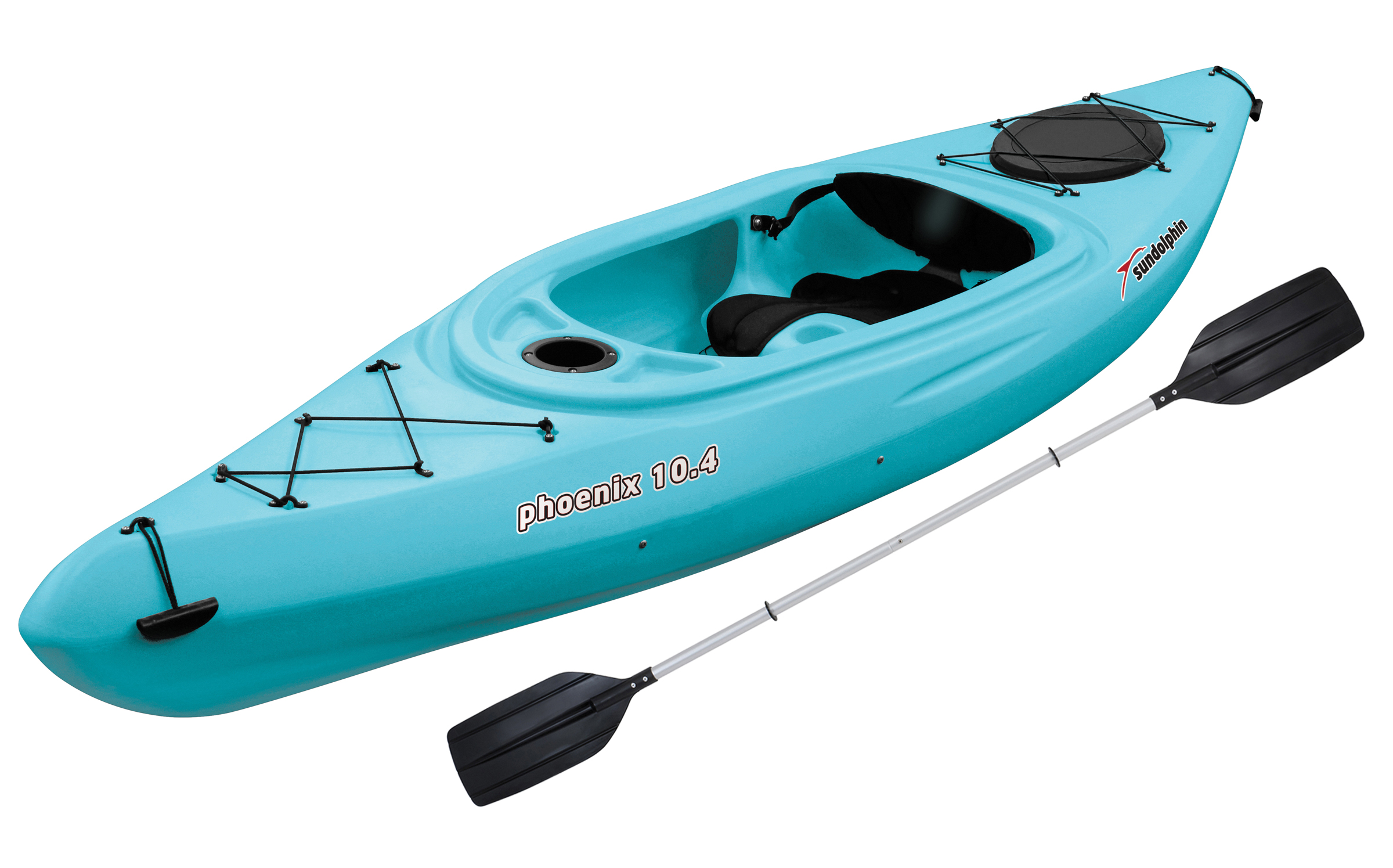 Sun Dolphin Phoenix 10.4 Sit-In Kayak with Paddle