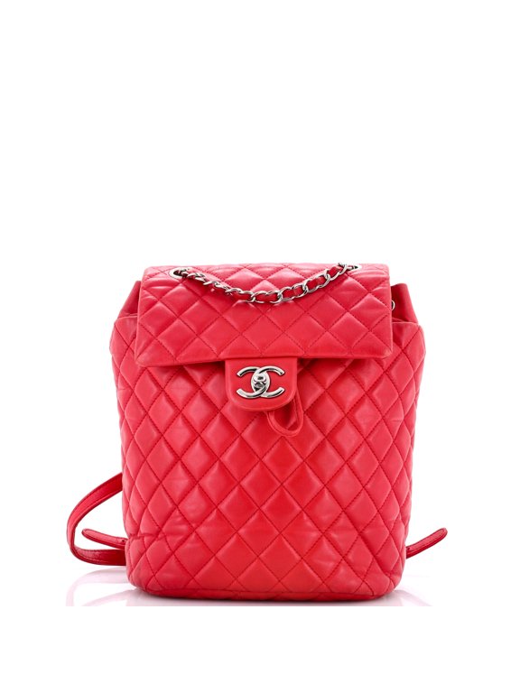 Pre-Owned Urban Spirit Backpack Quilted Leather Small By Rebag