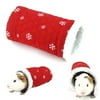 Hamster Tunnel Bed Snowflake 2-Way Warm Small Animal Tunnel Hamster Tube Bed