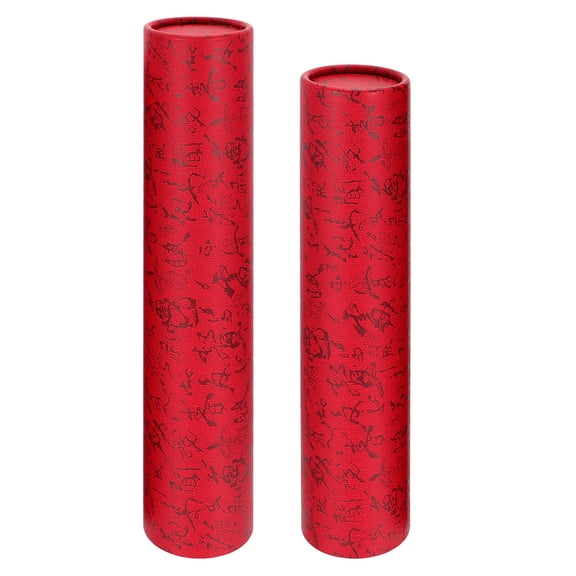 CIMAXIC Red Telescopic Poster Tube, Storage for Art Prints and Document