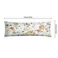 thumbnail image 6 of Floral Body Pillow Cover – Soft & Breathable, Hidden Zipper, 20"x54", Vintage Wildflower & Botanical Print with Butterflies & Bees – Gift for Side Sleepers, Pregnancy, Farmhouse Decor, 6 of 7