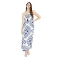 thumbnail image 2 of Oussum Women Long Tube Dress Sleeveless Summer Maxi Plus Size Dresses, White, 2 of 7