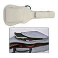 thumbnail image 3 of facefd Acoustic Guitar Bag with Pockets Backpack Adjustable Shoulder Strap for Bass Beige, 3 of 9