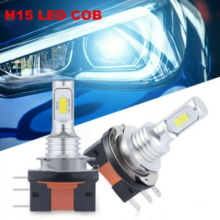 ZHIMAO 2 Pcs Car 160W H15 LED Bulb Fits For BMW For Mercedes DRL Daytime Running Light LD2373 Automobiles Accessories