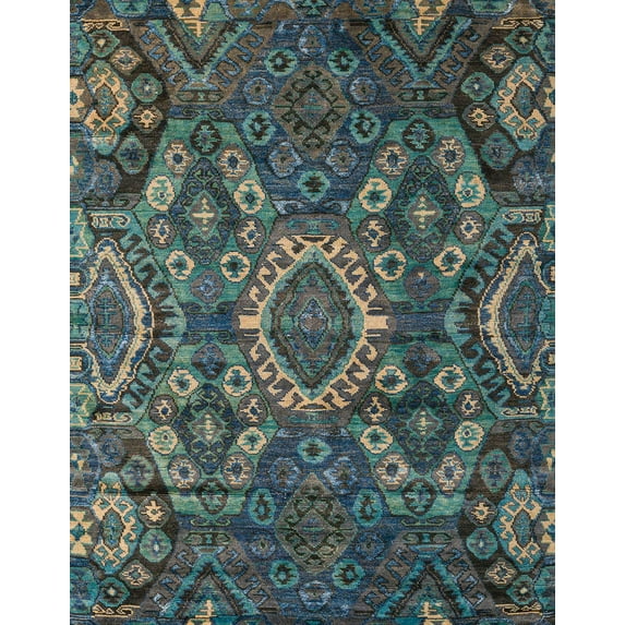 Ahgly Company Machine Washable Indoor Rectangle Abstract Dark Goldray Black Area Rugs, 2' x 4'