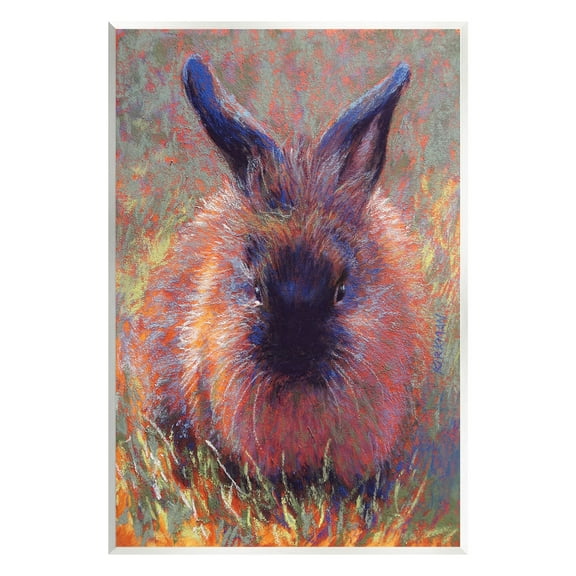 Stupell Industries Abstract Stippled Rabbit Animals & Insects Painting Unframed Art Print Wall Art, 10 x 15