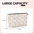 thumbnail image 4 of Picia Flower Rabbit Printed Leather Travel Toiletry Bag,Cosmetic Organizer, Makeup Travel Bag, Durable Travel Pouch, Compact Toiletry Bag, Travel Accessories, 4 of 6