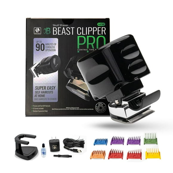 Skull Shaver Beast Clipper Pro: Ultimate Home Haircut & Grooming Kit for Men/Women - DIY Haircut,Hair Clippers, Self Haircut Tool.