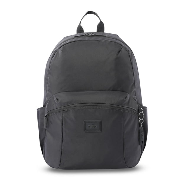 TOTTO Mochila Mediana Porta Laptop 14 con Bolsillo Secreto | Escuela - Oficina - Viaje | 15 L - TRIK gris M