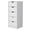 WHITE, variant on Tall Dresser for Bedroom, 5 Drawers Vertical Design, Engineered Wood Construction, Handle-less Ergonomic Design,Wenge