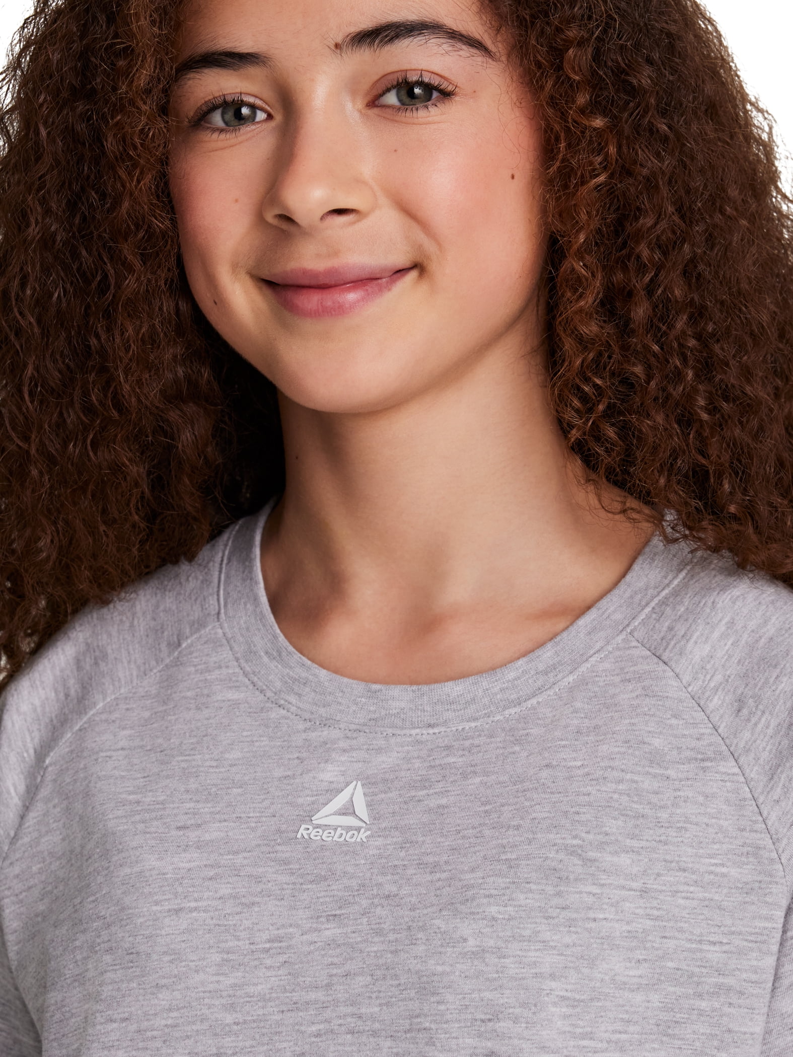 Reebok Girl’s Athletic Boxy Short Sleeve Graphic T-Shirt, Sizes 4-18