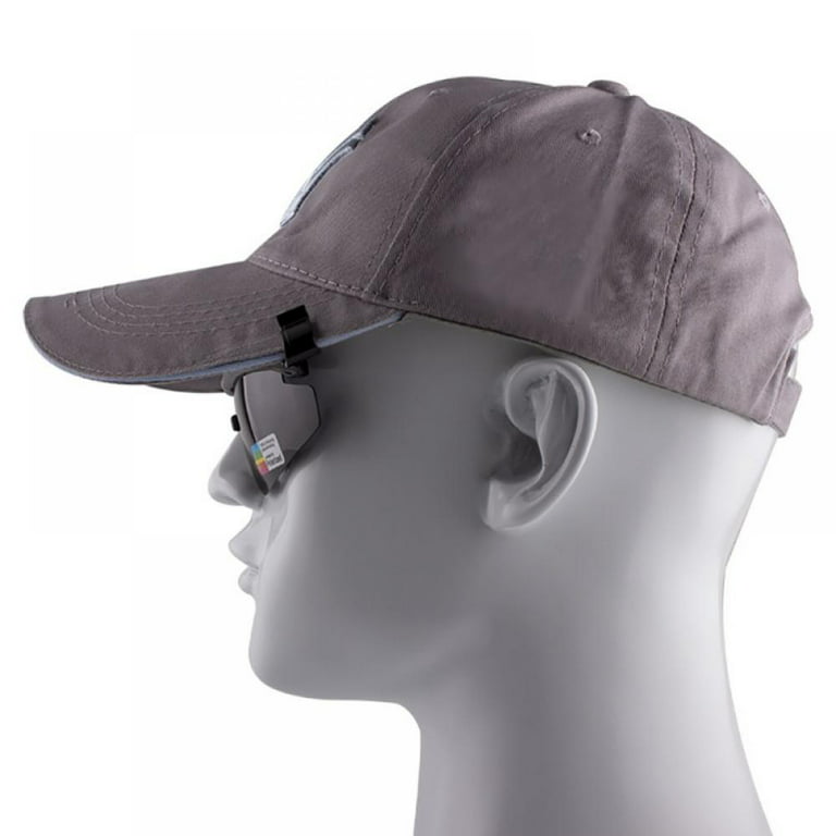 Outdoor Polarized Fishing Glasses Hat Visors Sport Clips Cap Clip On  Sunglasses, For Biking Hiking Golf Eyewear UV400 