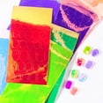 thumbnail image 2 of 8Pcs/Set Aurora Dazzling Nail Stickers Colorful Transfer Paper Candy Color DIY Nail Art Decals, 2 of 9
